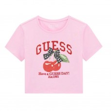 GUESS μπλούζα παιδικ΄ή κορίτσι J6RI06K6YW4-G011 ροζ