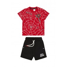 SPRINT σετ μπλούζα με σορτς αγόρι 261-1000-400 κόκκινο