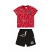 SPRINT σετ μπλούζα με σορτς αγόρι 261-1000-400 κόκκινο