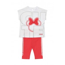 SPRINT σετ μπλούζα με σορτς κορίτσι 261-2038-100 λευκό