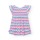 BOBOLI φόρεμα 218089-9404 ριγέ ροζ