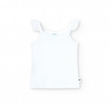 BOBOLI μπλούζα 438140-1100 λευκη