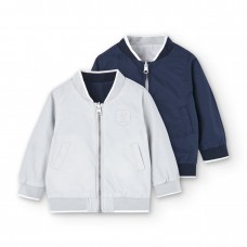 Boboli μπουφάν διπλής όψεως  718130-2440 μπλε