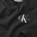 CALVIN KLEIN μπλούζα Chest Monogram Long Sleeve IB0IB01457-BEH μαύρη