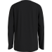 CALVIN KLEIN μπλούζα Chest Monogram Long Sleeve IB0IB01457-BEH μαύρη