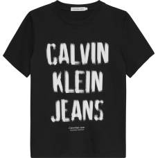 CALVIN KLEIN μπλούζα Logo IB0IB01974-BEH μαύρη 