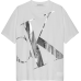 CALVIN KLEIN μπλούζα Blown-up IB0IB01976-YAF λευκή