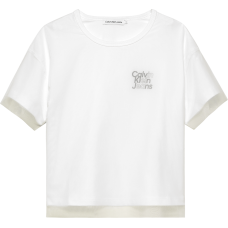 CALVIN KLEIN μπλούζα IG0IG02425-YAF λευκή