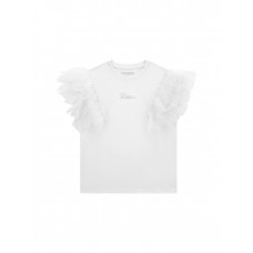 GUESS μπλούζα J4RI34K6YW1-G011 λευκή