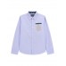 GUESS πουκάμισο oxford L4RH04W9CL0-OXFD γαλάζιο