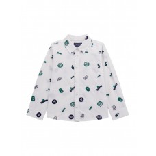 GUESS πουκάμισο N4RH00WBHQ1-F9FV λευκό