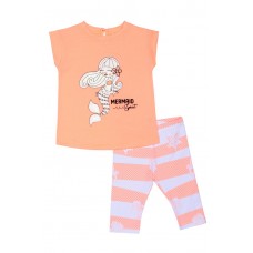 SPRINT σετ μπλούζα με κολάν 241-2048-847 πορτοκαλί