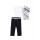 SPRINT σετ μπλούζα με κολάν 241-4001-100 λευκό