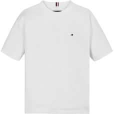 TOMMY HILFIGER μπλούζα KB0KB08575-YBR λευκή