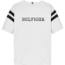 TOMMY HILFIGER μπλούζα KB0KB08678-YBR λευκή