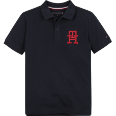 TOMMY HILFIGER μπλούζα polo KB0KB08853-DW5 μπλε