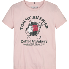 TOMMY HILFIGER μπλούζα KG0KG07837-TJQ ροζ