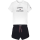 TOMMY HILFIGER σετ  μπλούζα με σόρτς KN0KN01812-YBR λευκό