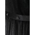 ABEL & LULA φόρεμα βελούδινο glitter 12-05541-002 μαύρο