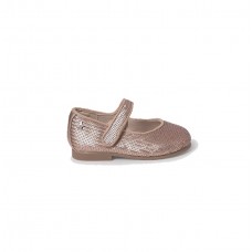 MAYORAL μπαλαρίνα με παγιέτα παιδική 14-42476-051 ροζ χρυσή