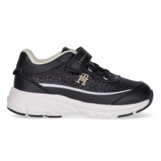 TOMMY HILFIGER αθλητικό sneakers κορίτσι T1A9-35108-1956999 μαύρο