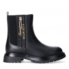 TOMMY HILFIGER μποτάκια chelsea παιδικά T3A5-35161-1355999 μαύρα