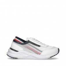 TOMMY HILFIGER sneakers Stripes Low Cut T3B9-33395-1697100 λευκά