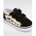 VANS Old Skool V Leopard Glitter παιδικό VN0009RCYS81 μαύρο