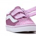 VANS TD Old Skool V Glitter παιδικό VN0A38JNLLC1 ροζ